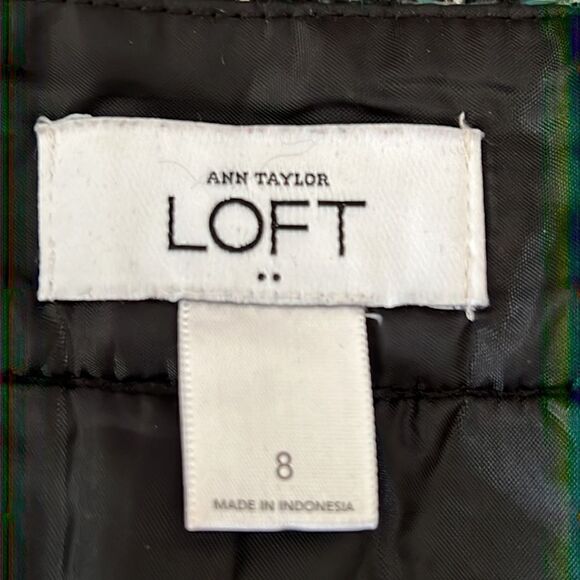Loft Ann Taylor Tweed Skirt Size 8 - Picture 8 of 9